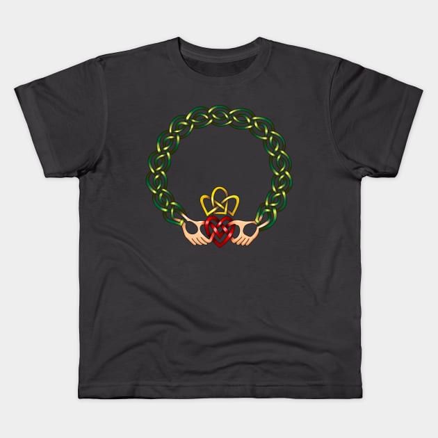 Claddagh Kids T-Shirt by KnotYourWorld4